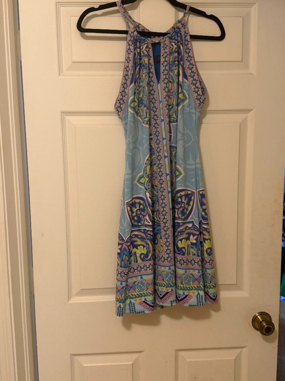 EUC Beautiful Print - Tie Neck Hale Bob Dress